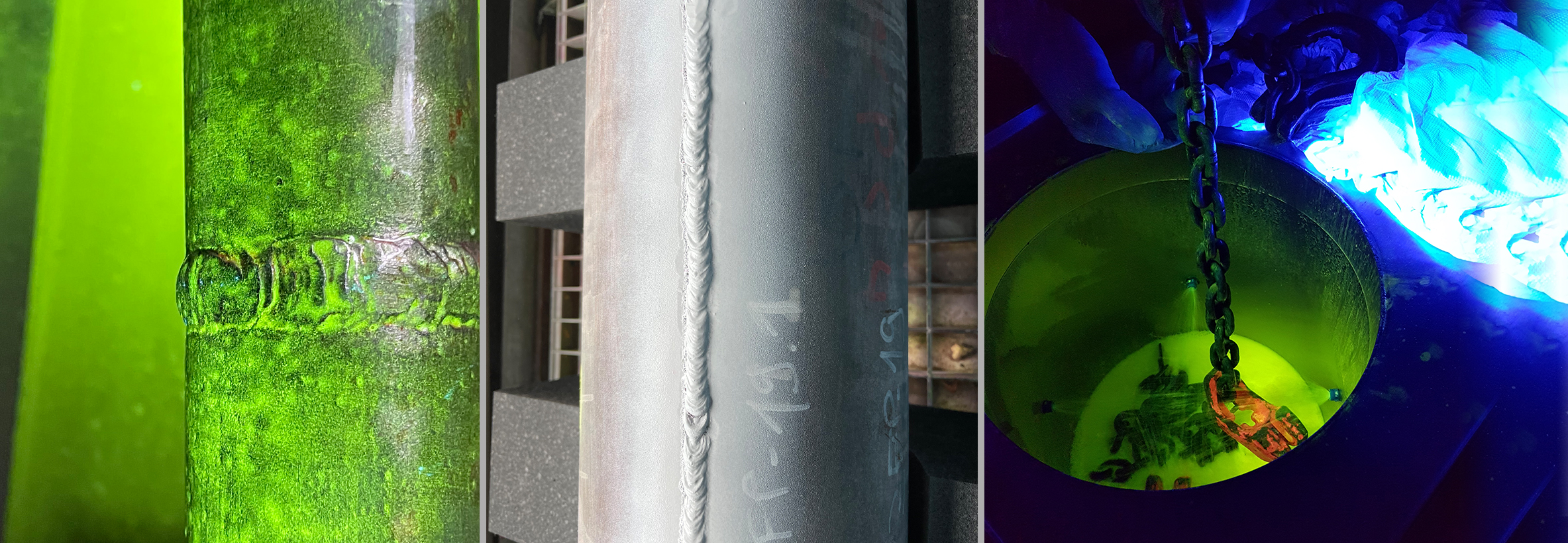 MT Prüfbank – Magnetpulverprüfung – Zerstörungsfreie Werkstoffprüfung – ZFP München
